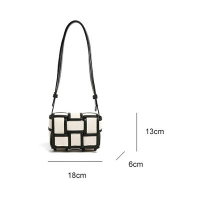 Clair Maison™ | Sac en toile noir et blanc
