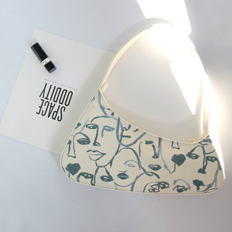 Clair Maison™ | Sac à bandoulière en tissu abstrait