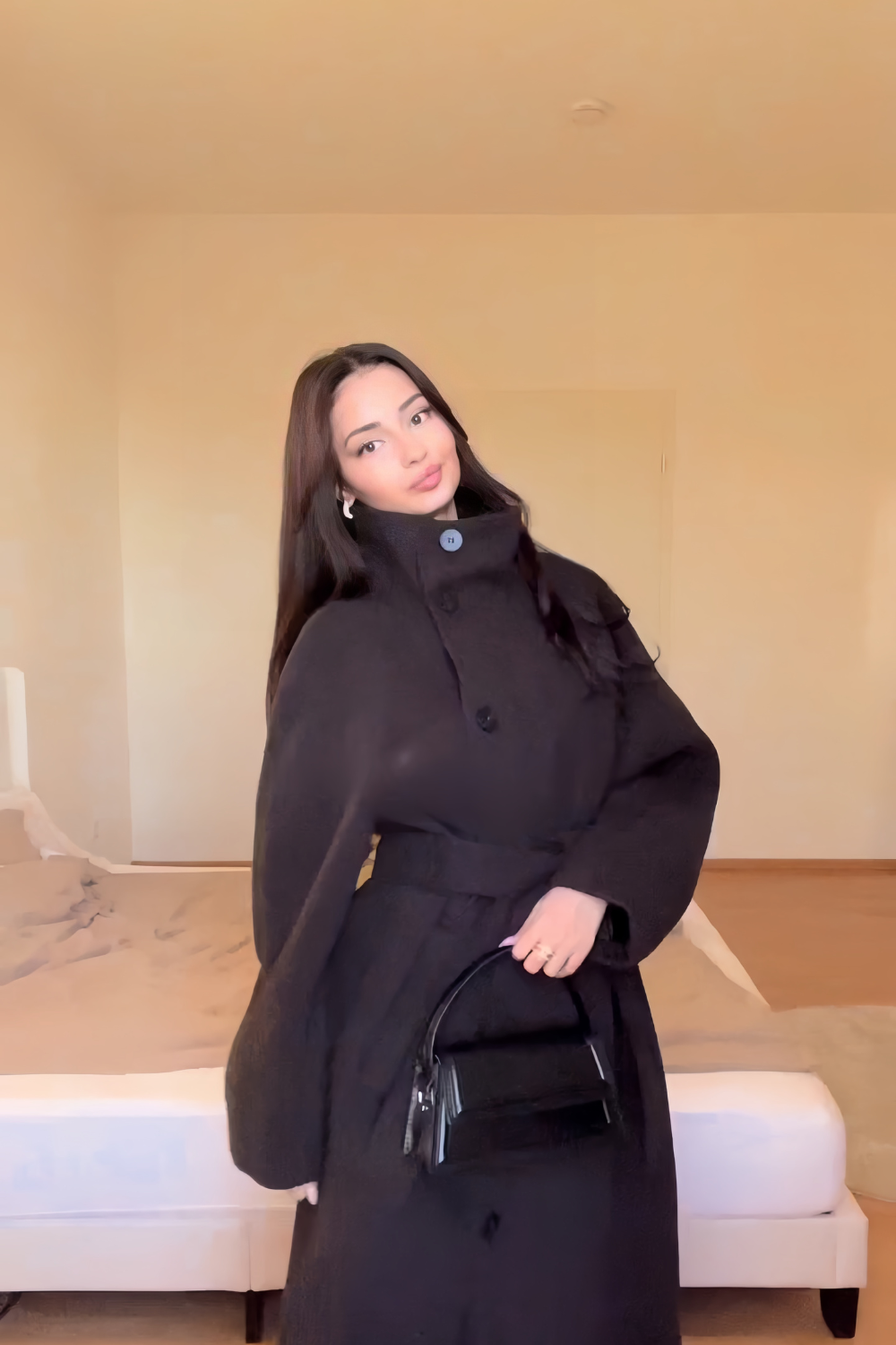 Clair Maison™ | Manteau croisé col montant