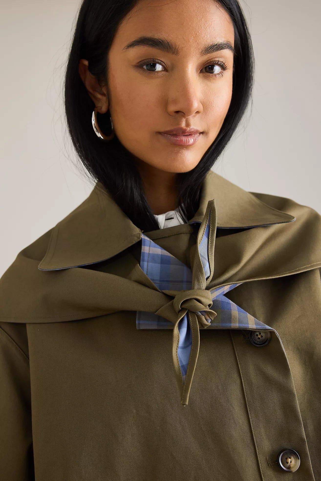 Clair Maison™ | Trench-Crop Réversible Olivia