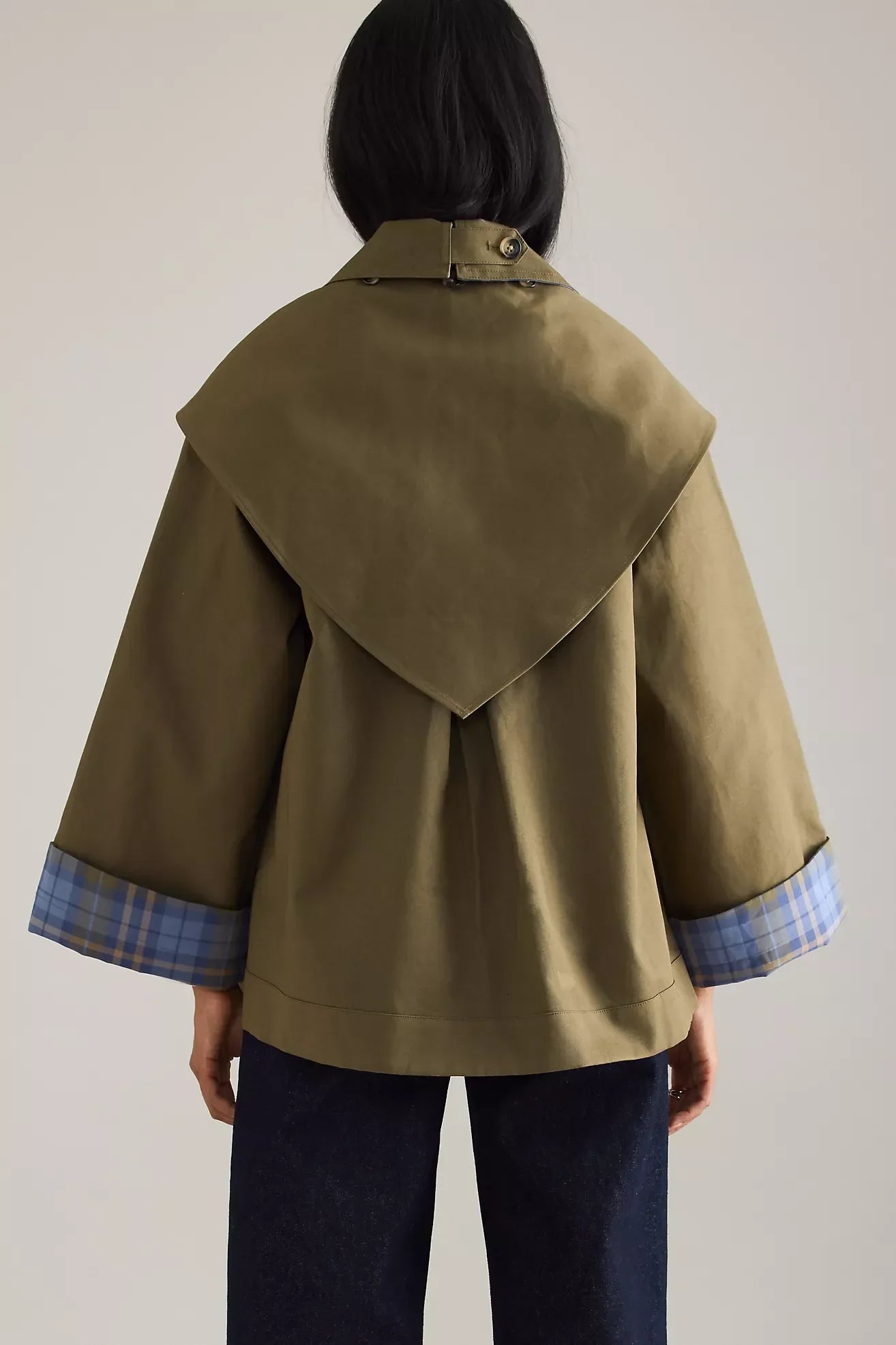 Clair Maison™ | Trench-Crop Réversible Olivia