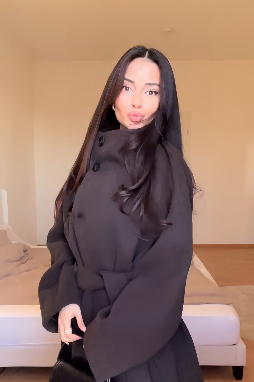 Clair Maison™ | Manteau croisé col montant