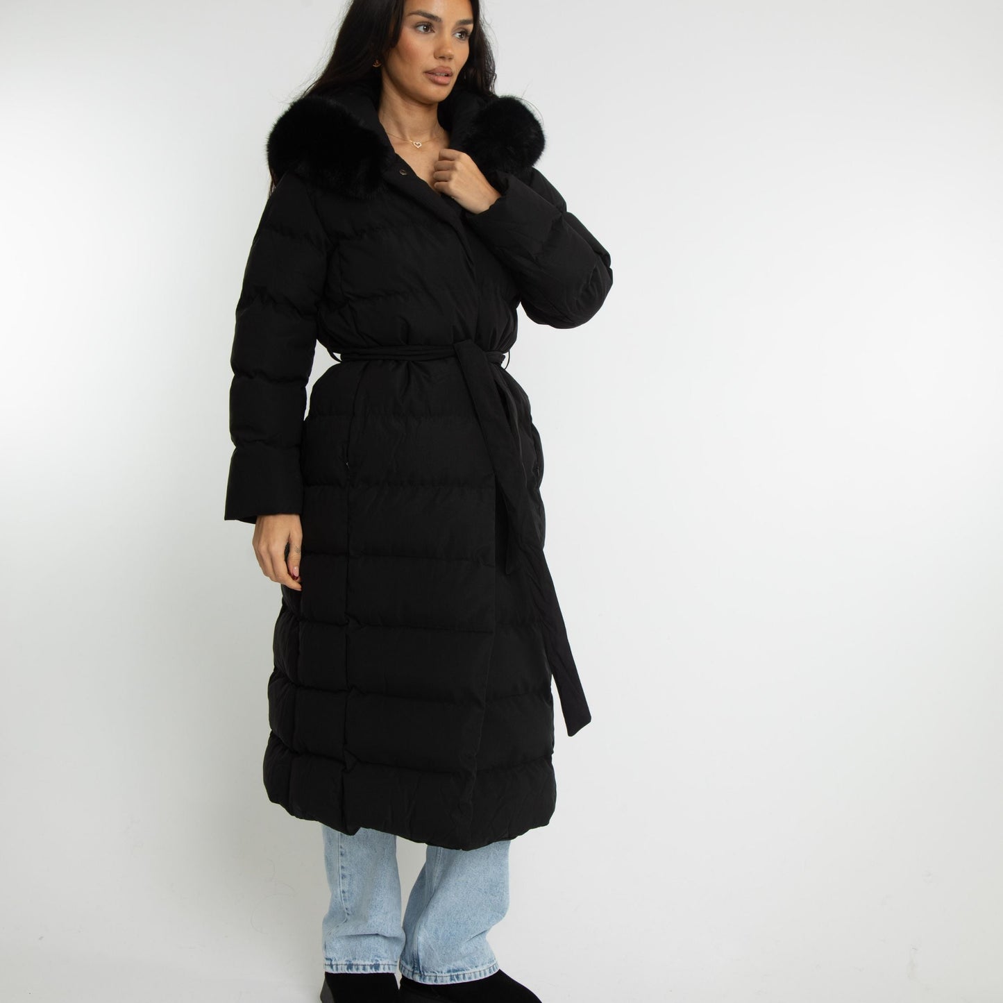 Clair Maison™ | Parka avec capuche en fausse fourrure