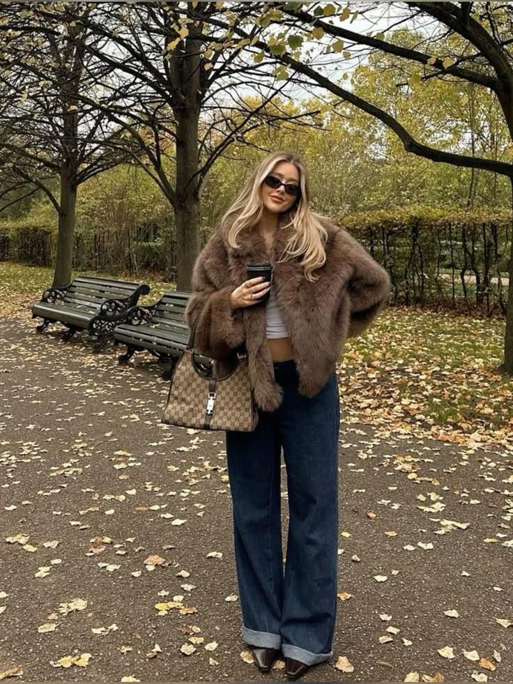 Clair Maison™ | Becca Manteau en fourrure