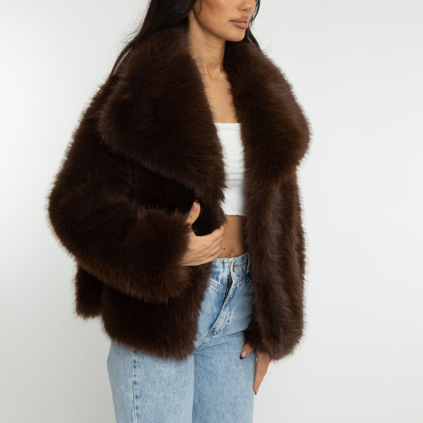 Clair Maison™ | Veste en fausse fourrure