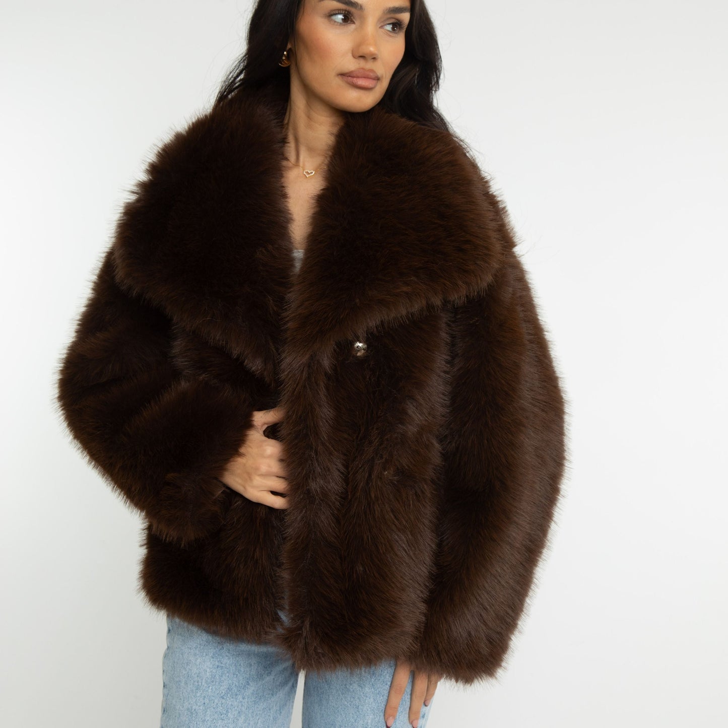 Clair Maison™ | Veste en fausse fourrure