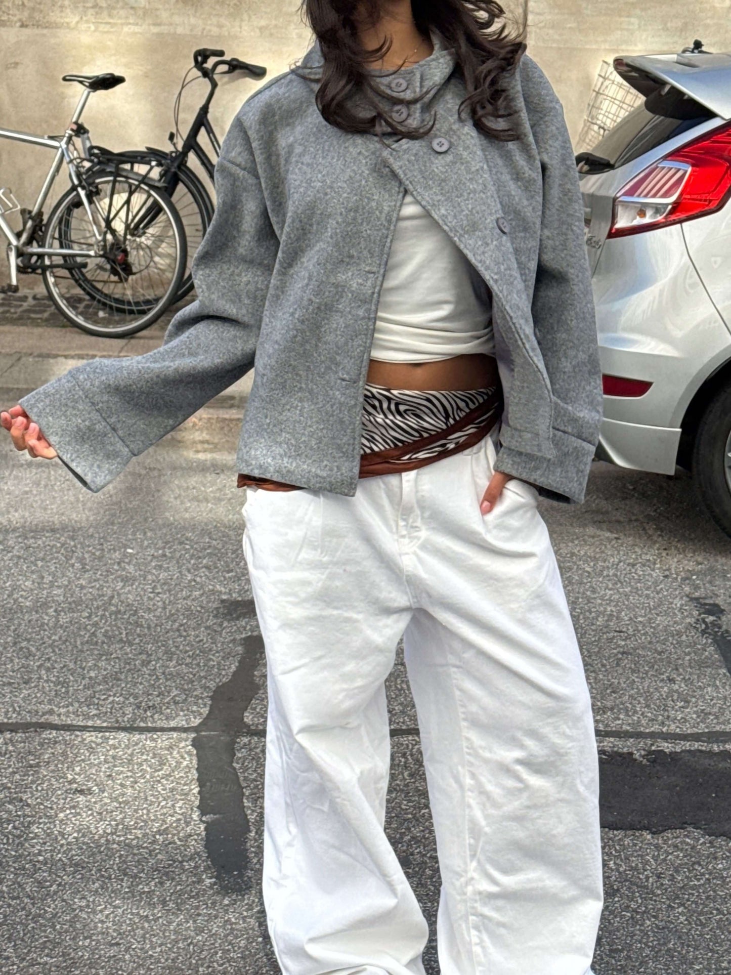 Clair Maison™ | Solène Gray Jacket