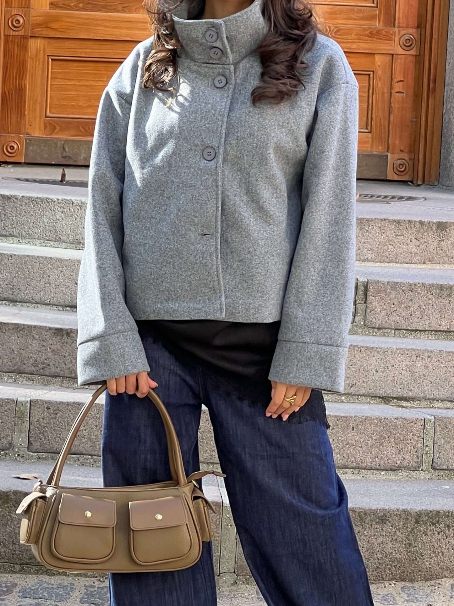 Clair Maison™ | Solène Gray Jacket