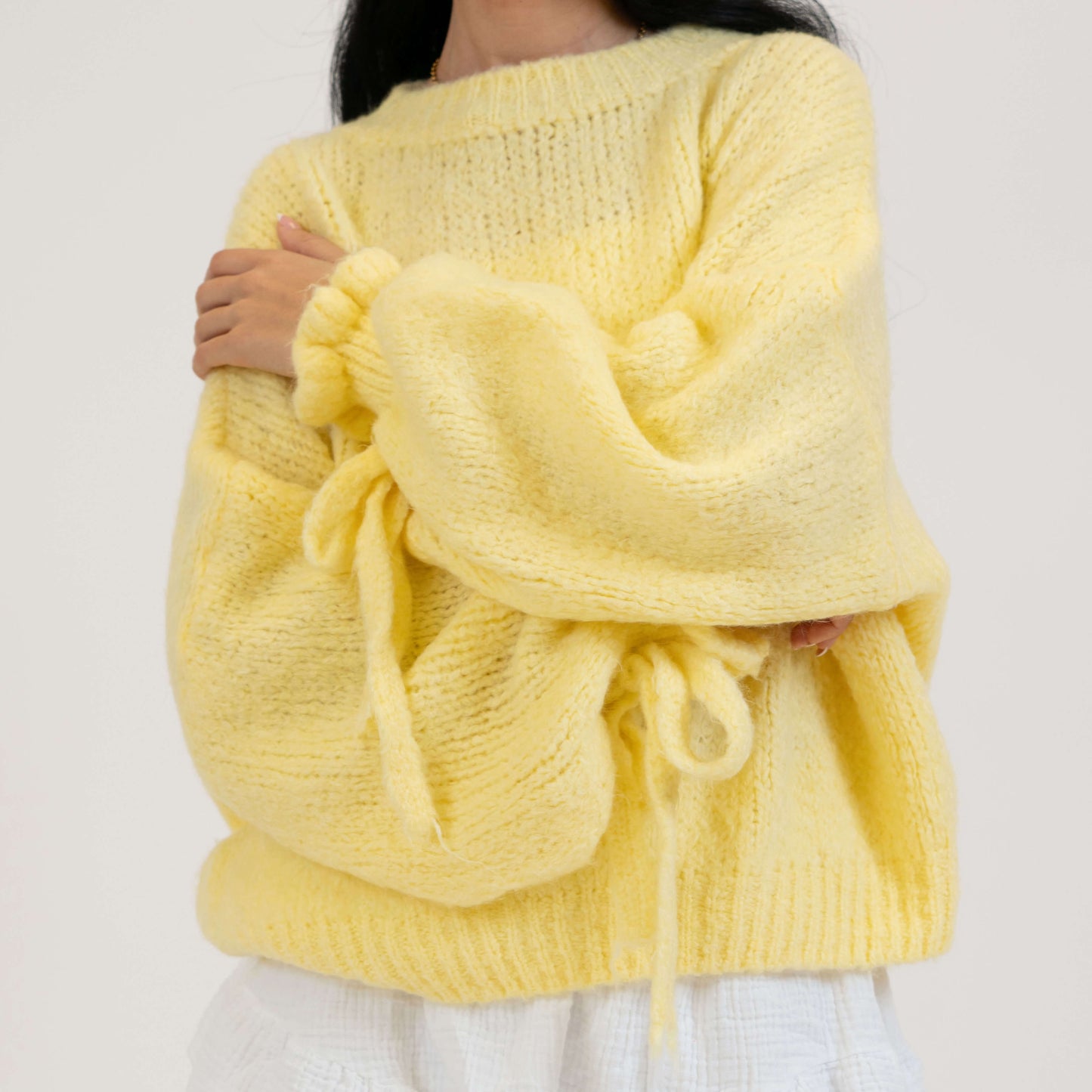 Clair Maison™ | Pull Oversize avec Manches à Nœud