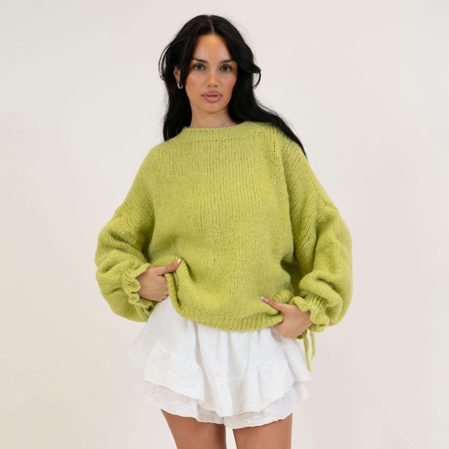 Clair Maison™ | Pull Oversize avec Manches à Nœud