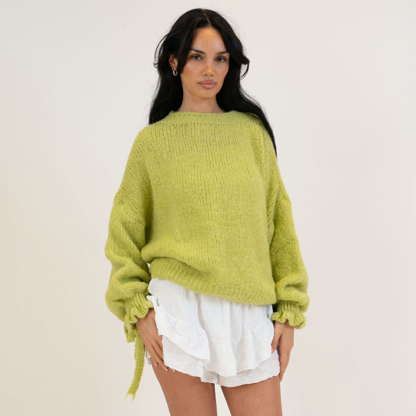 Clair Maison™ | Pull Oversize avec Manches à Nœud