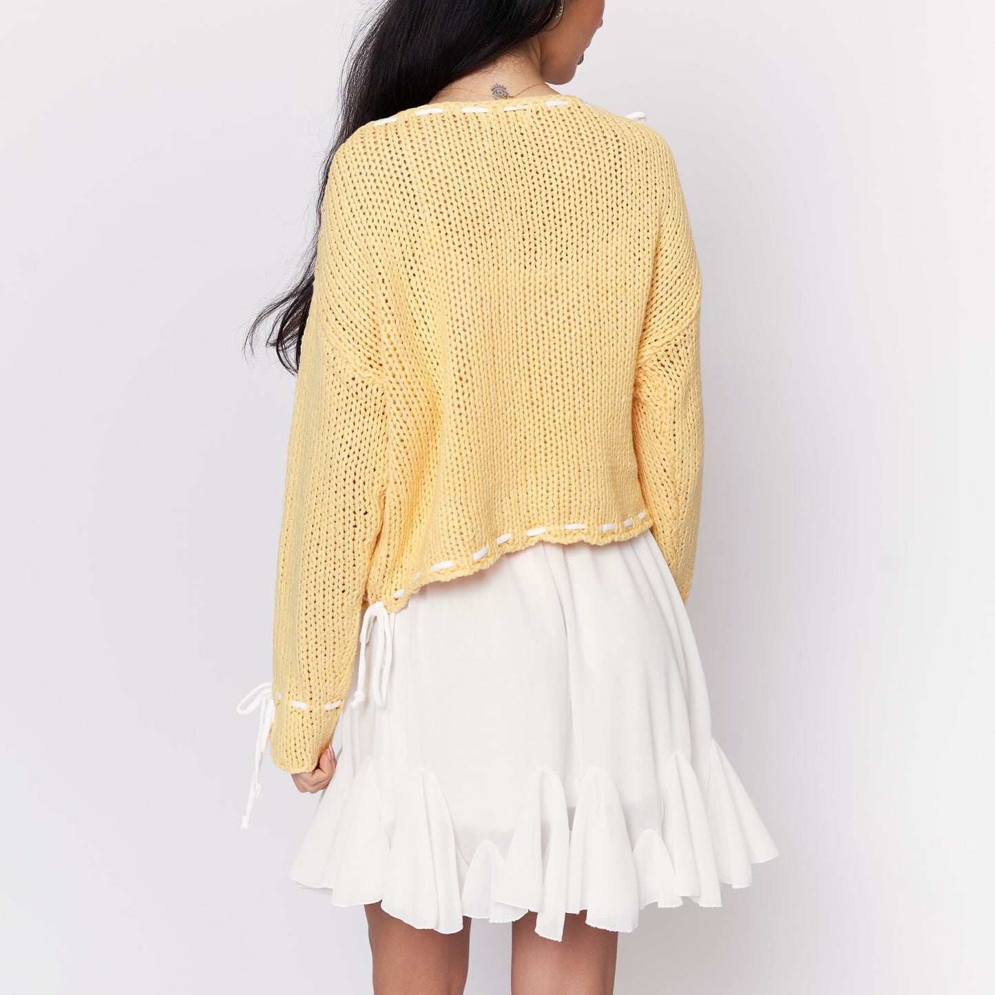 Clair Maison™ | Pull en tricot à nœud