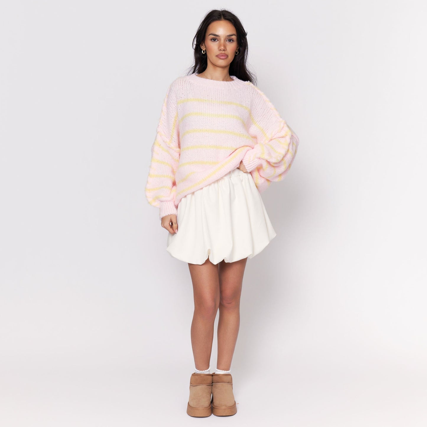 Clair Maison™ | Pull Oversize Rayures Confort