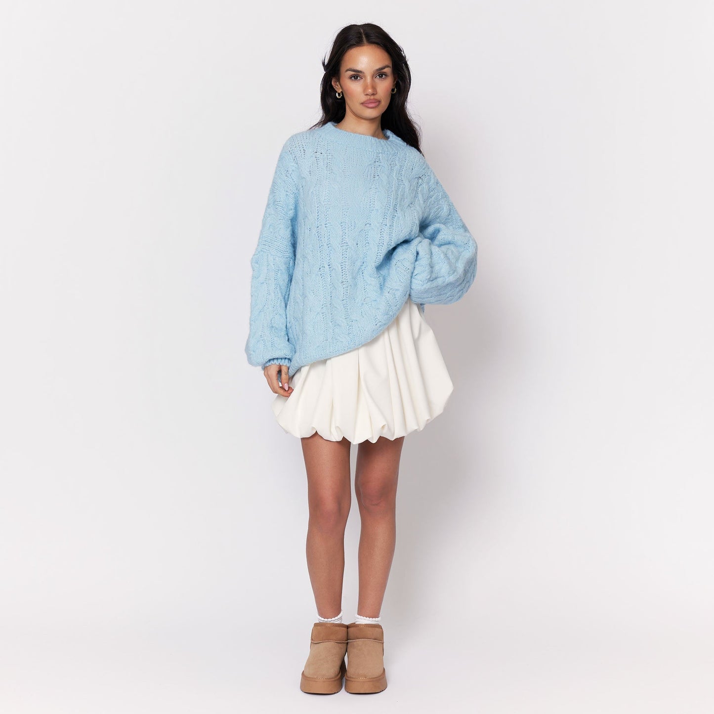 Clair Maison™ | Pull Oversize Doux avec Motif en Relief