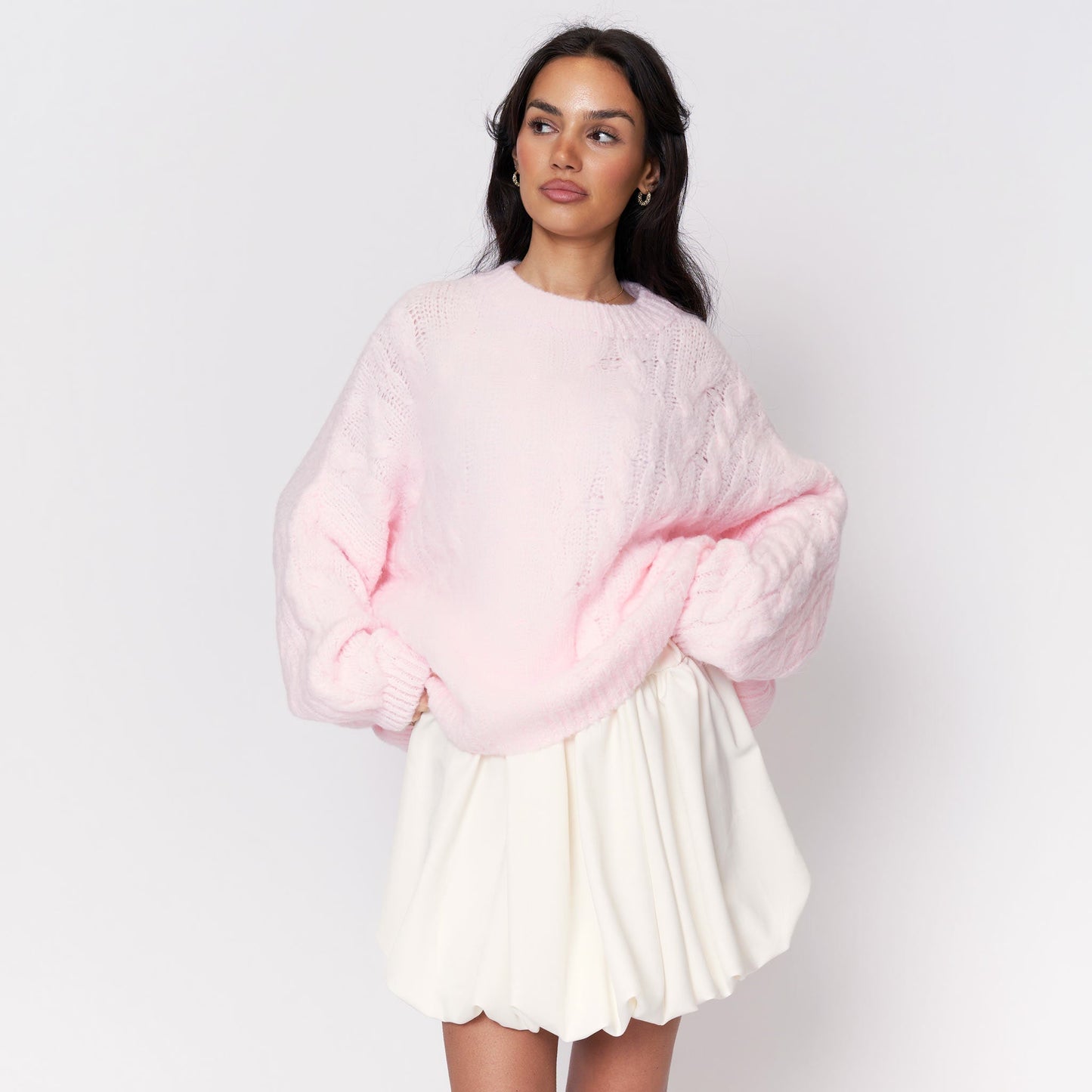 Clair Maison™ | Pull Oversize Doux avec Motif en Relief