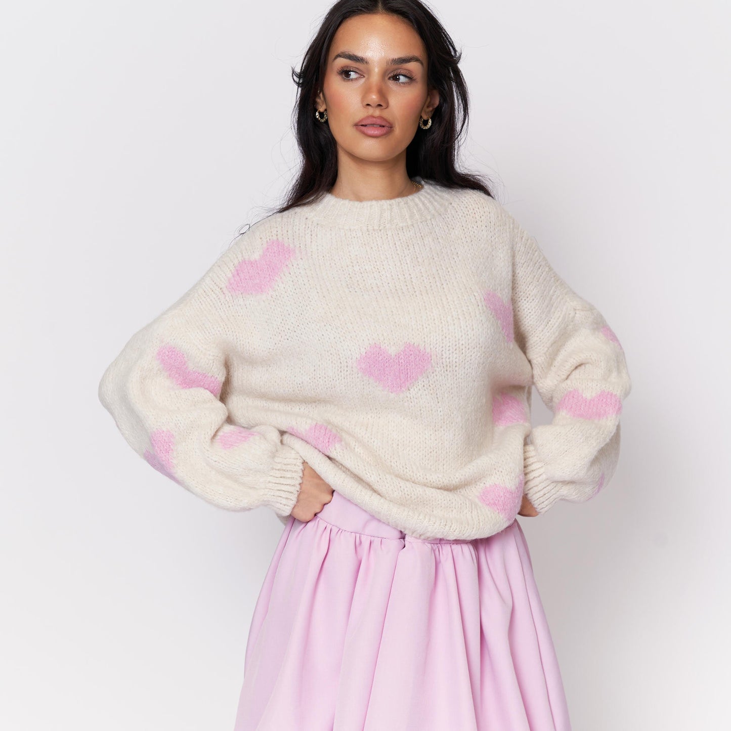 Clair Maison™ | Pull Oversize en Forme de Cœur