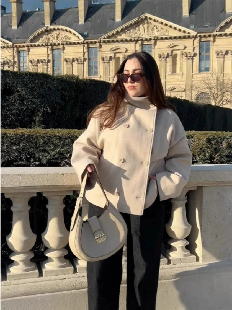 Clair Maison™ | Caban en laine court