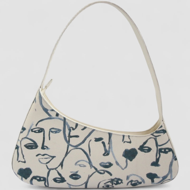 Clair Maison™ | Sac à bandoulière en tissu abstrait