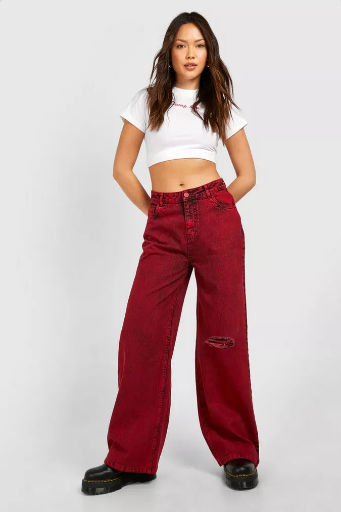 Clair Maison™ | Jeans Rouges Rosie